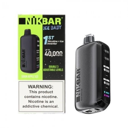 nikbar ice baby 40k grape ice